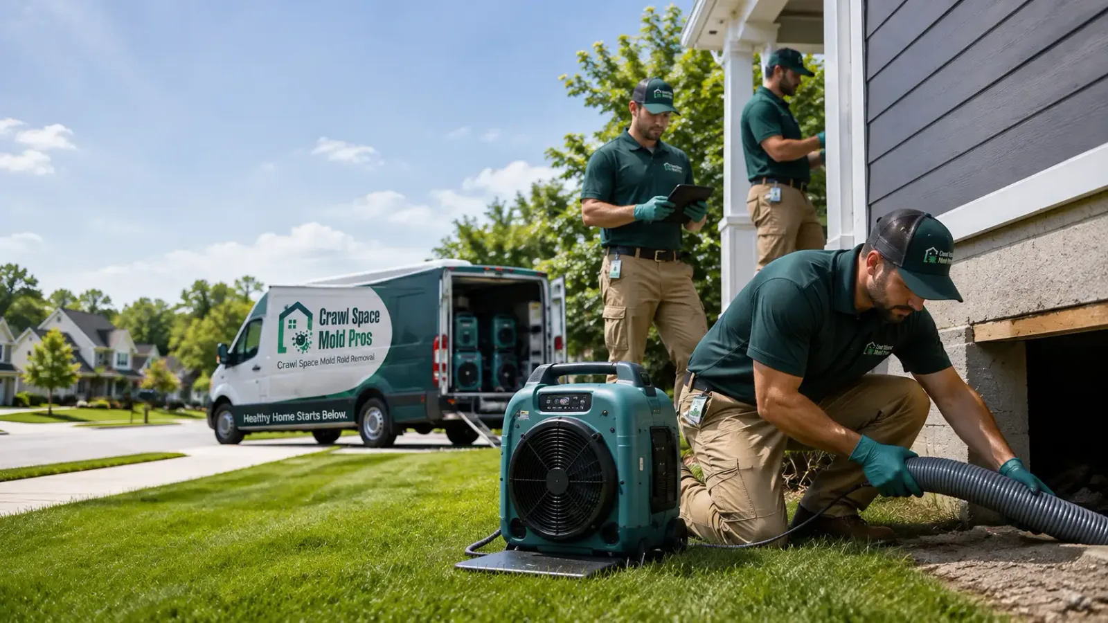 Crawl Space Mold Removal in Advance, IN